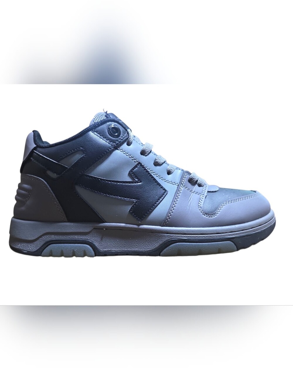 Off-White Out of Office 'Black Gradient' Lifestyle Sneaker Sz 11 Eu 45